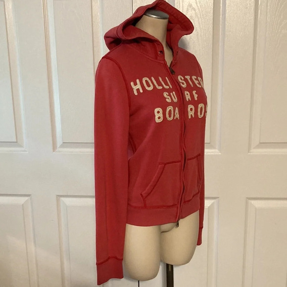 Hollister Full Zip Hooded Sweatshirt M - Picture 10 of 16
